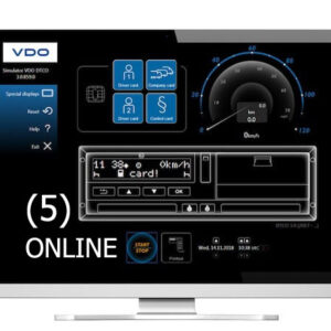 SYMULATOR TACHOGRAFÓW VDO 1.4 – 4.0<br>ONLINE – 5 stanowisk