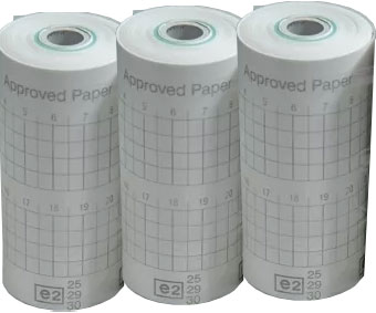 PAPIER UNIWERSALNY DO TACHOGRAFÓW CYFROWYCH <br> (3 rolki) - obrazek 2