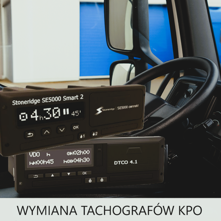 Read more about the article Pomoc de minimis na wymianę tachografów inteligentnych w ramach KPO – zasady, wysokość dofinansowania i terminy naboru